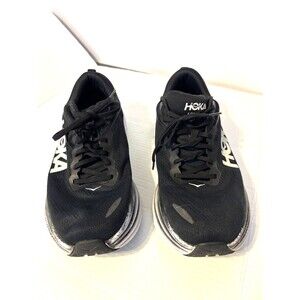 Hoka One Bondi 8 Wide Sneakers Men's Running Shoes SIZE 11  2E Black White